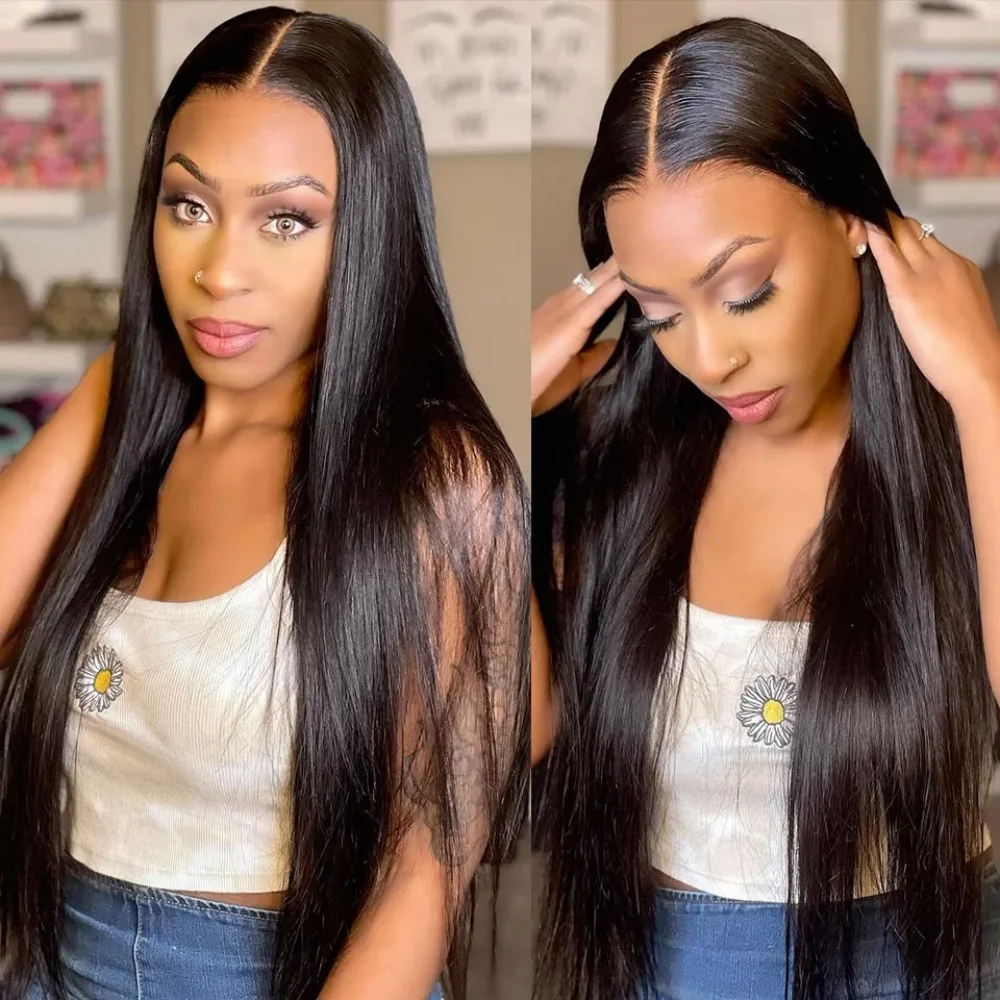 Straight Human Hair Bundles, 3 Pack