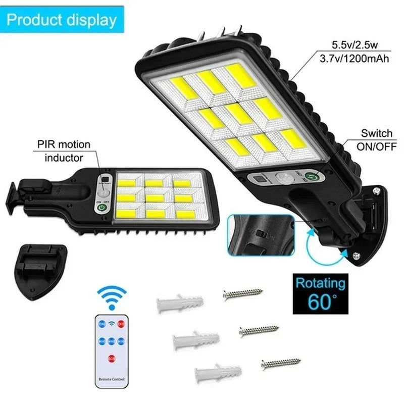 Solar Motion Sensor Outdoor Lights