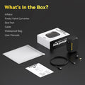 anoutway AT1 Electric Mini Pump for Bike Cordless Tier Inflator 120 PSI Max  450mAh 7.4V Battery 25Mins Fast Charging