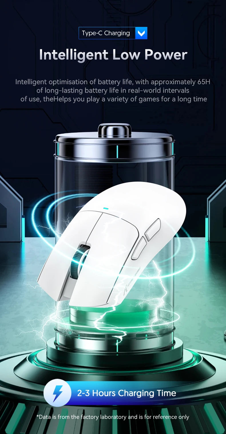 X11 Lightweight Wireless Gaming Mouse with RGB Backlight Charging, Up to 22K DPI, PAW3311 Optical Sensor, HUYU Swit