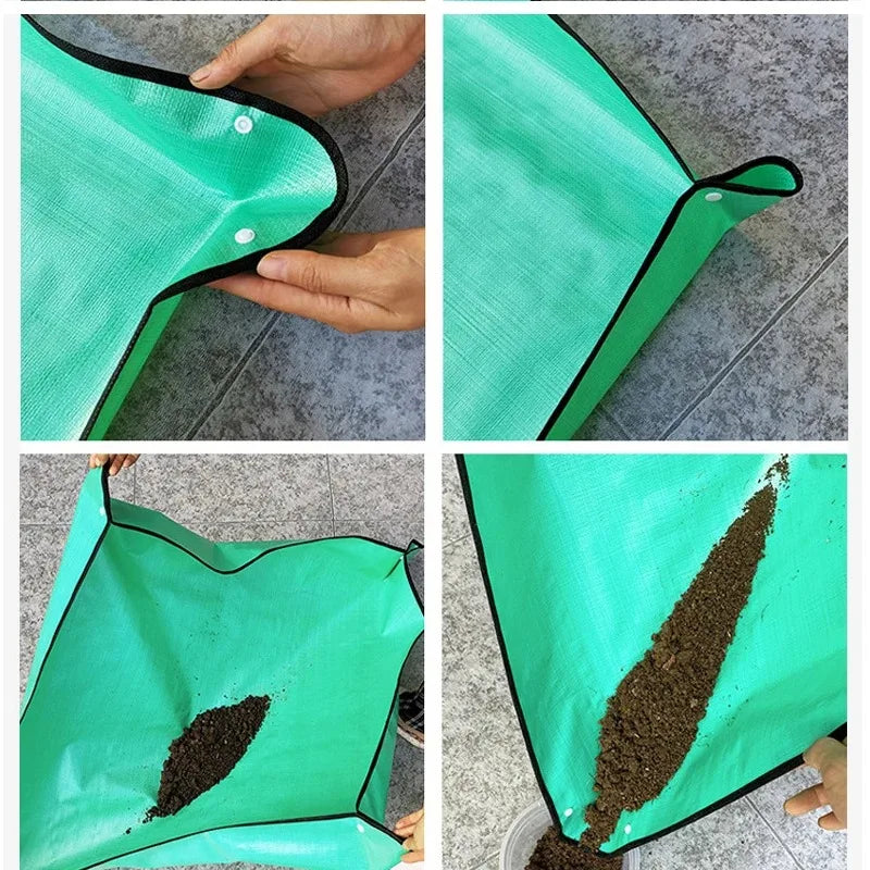 1pcs Garden Plant Repotting Mat, Waterproof Transplanting Mat, Indoor Succulent Potting Mat, Portable Gardening Mat