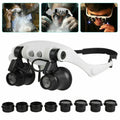 LED Jeweler's Loupe Magnifier, 10X to 25X