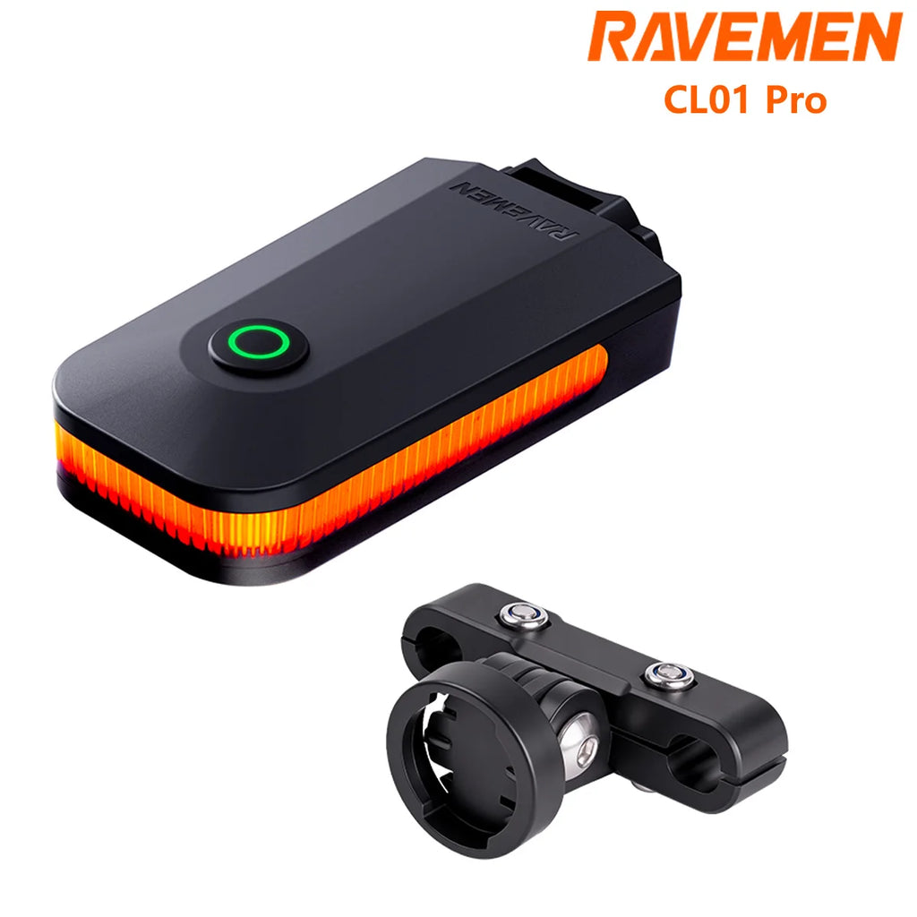 CL01 Pro Bike Rear Light Bicycle LED Taillight USB-C Rechargeable Auto On-off Brake Sensor Side Visibility Lightweight Compact ABM25 Update Mount