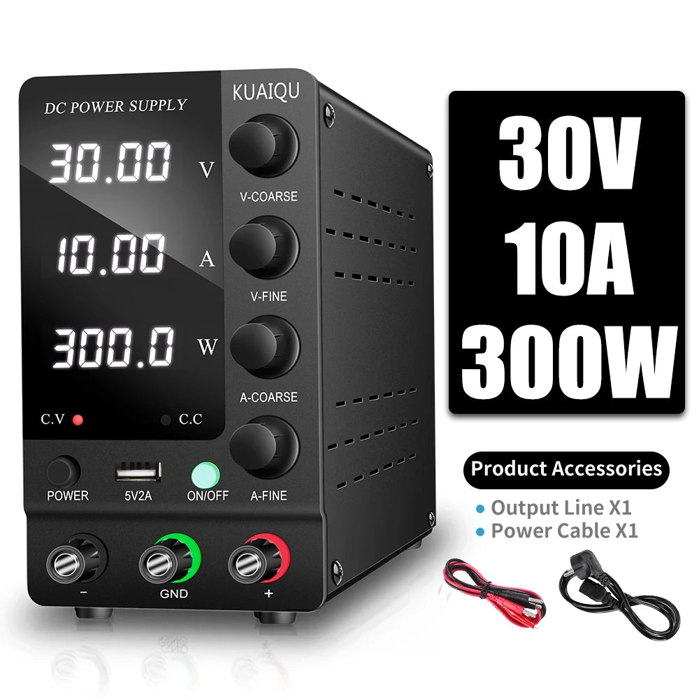KUAIQU Adjustable DC Bench Power Supply