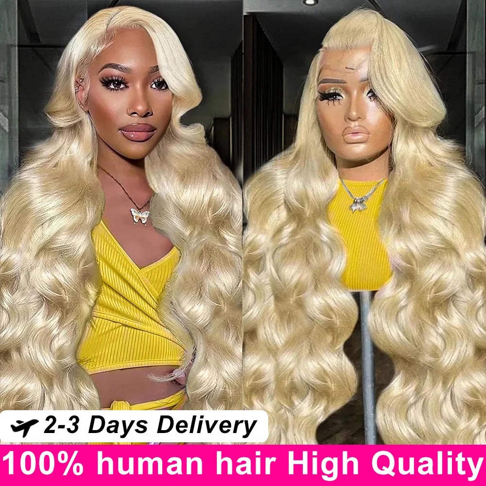 613 Blonde Body Wave Human Hair Bundles