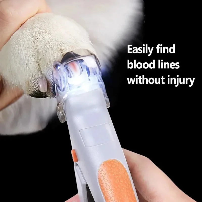 Professional Pet Nail Clipper Scissors with LED Light, Cat and Dog Nail Clippers, Claw Cutter Pet Supply