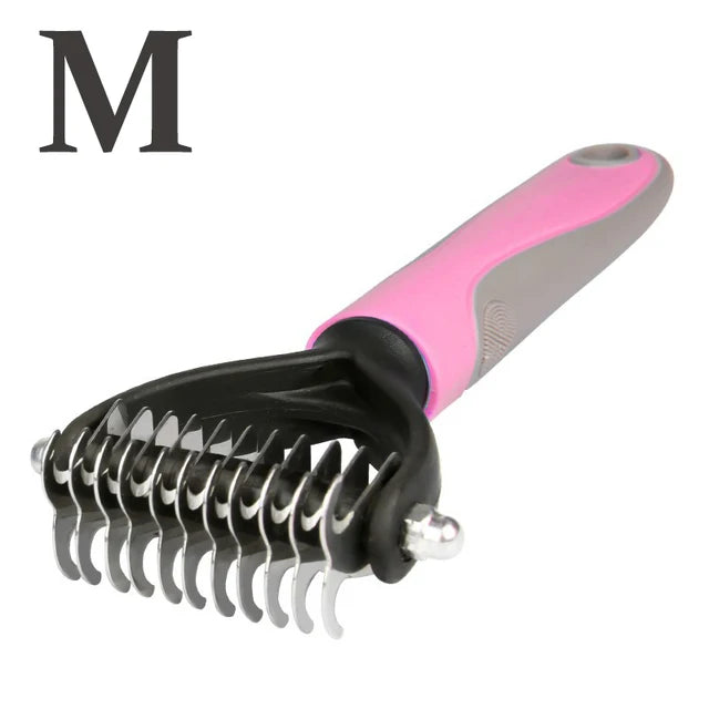 Professional Dog Grooming Brush, Pet Hair Remover Comb for Cats and Dogs