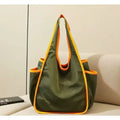 1pcs Drawstring Shopping Tote Bag for Groceries Travel Storage Reusable Eco-Friendly Lightweight Collapsible Design Reusable