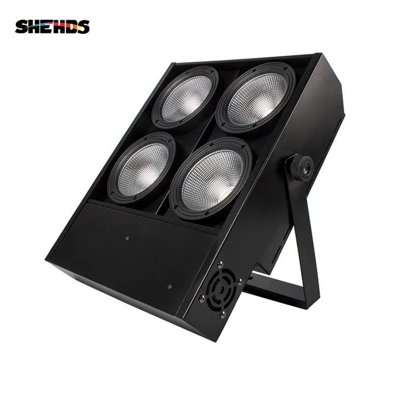 SHEHDS 4x100W 4 Eyes/200W 1Eye /2 Eyes LED Blinder Lights COB Cool And Warm White  For Dj Disco Party Stage