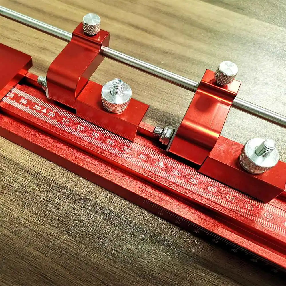 0-1200mm Woodworking Parallel Guide Rail System Engraving Machine Slotting Track Parallel Sliding Rail for Electric Circular Saw