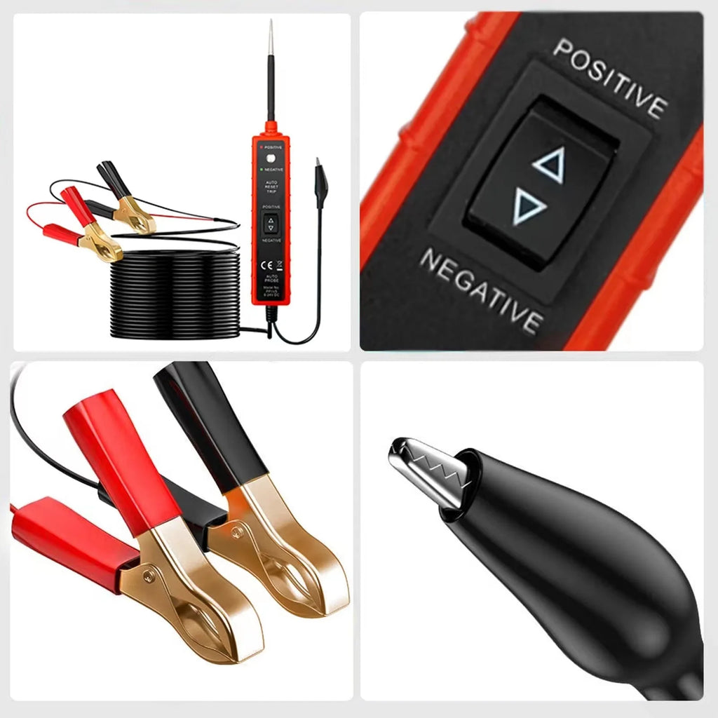 Digital Automotive Electrical Tester, 6-24V Car Power Circuit Probe