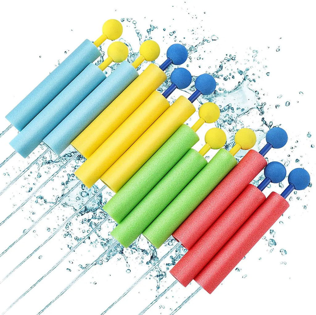 Mini Pull Back Water Gun for Kids - Summer Outdoor Beach Squirt Toy, High Capacity Water Cannon for Pool Party, Fun Splash Play Activity for Boys Girls, Summer Gift