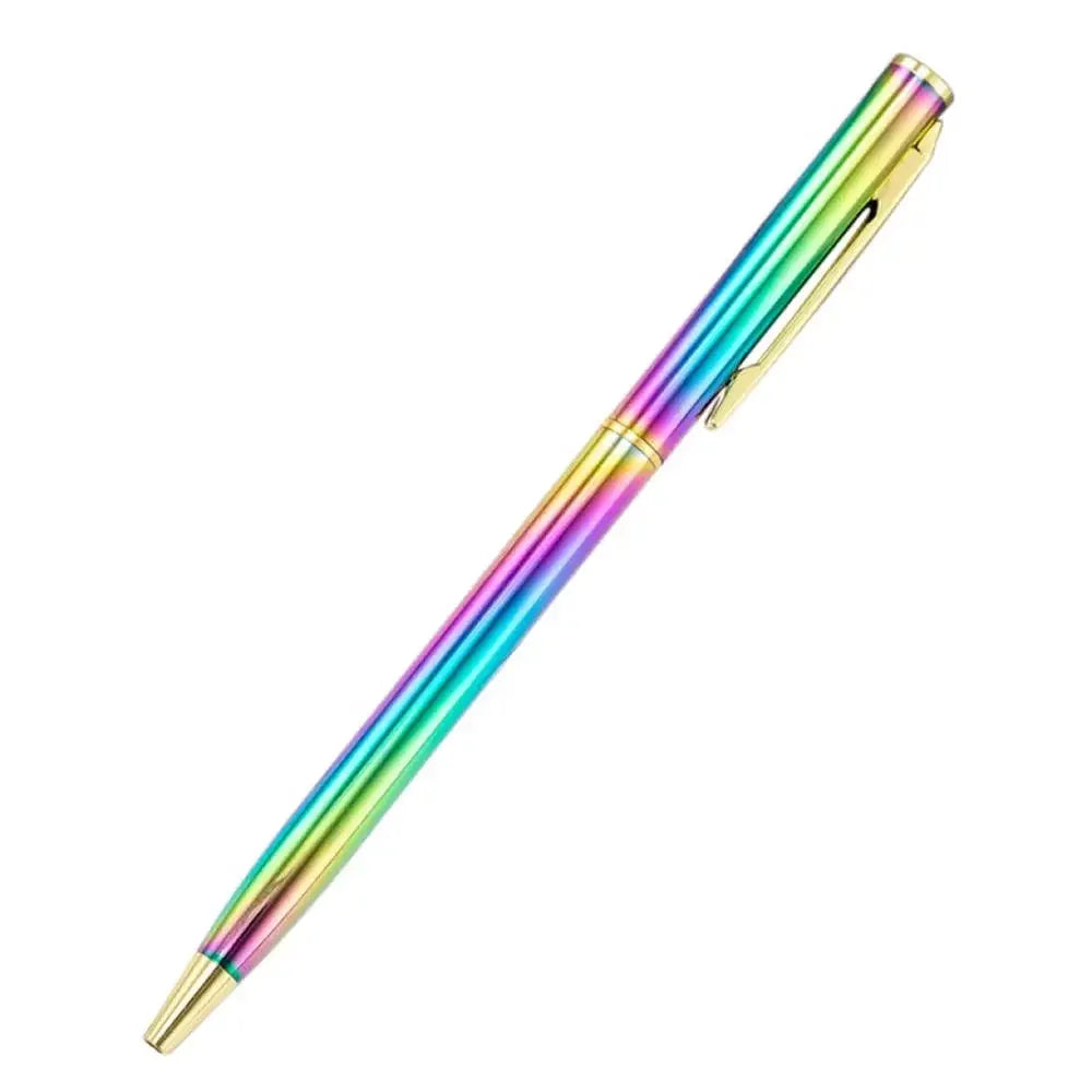Classic Design Ballpoint Pens Commercial Metal Ballpoint Pen Luxury Portable  Rotating Automatic Ball Pen Exquisite Writing Tool