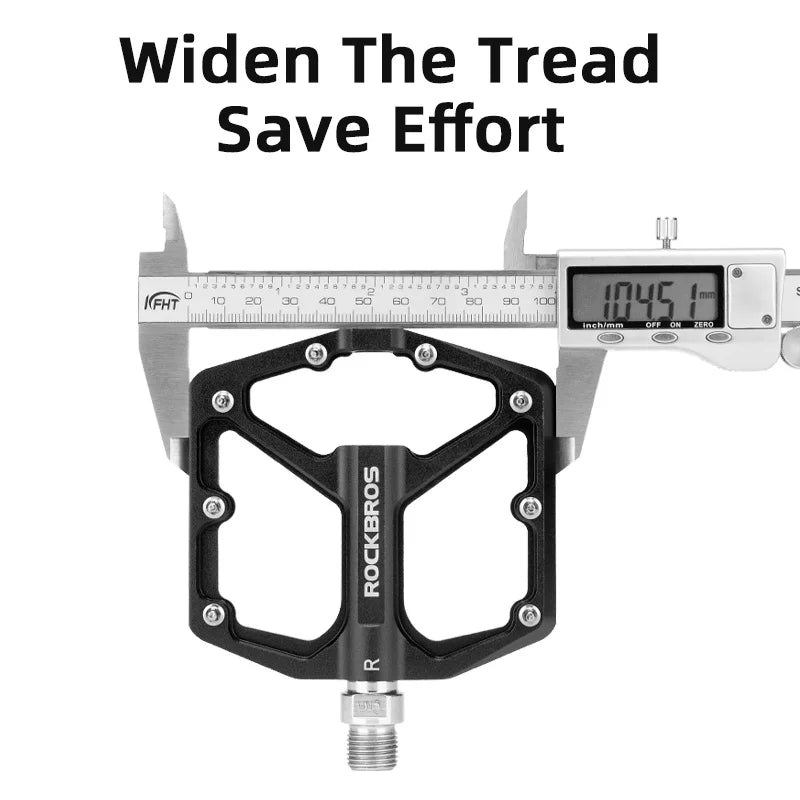 Bike Pedals Aluminum Alloy Anti-slip One-Piece Ultralight Sealed Bearing Cycling Pedals Waterproof Bicycle Accessories
