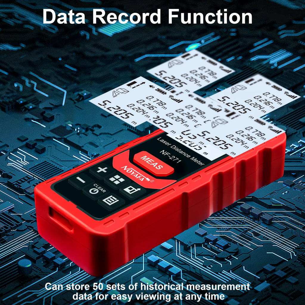 NF-271 Laser Rangefinder 40M 80M Laser Distance Meter Laser Tape Measure Accurate Distance Meter Measuring Device Tools