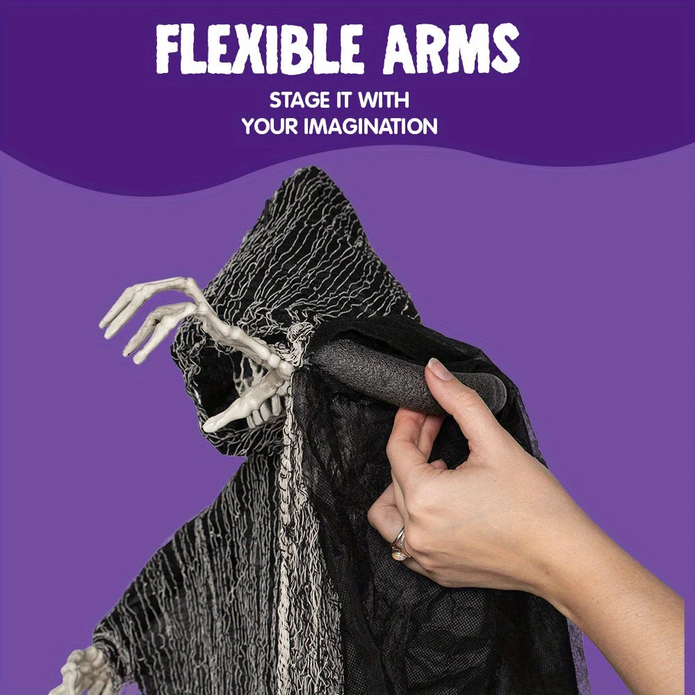 Halloween Hanging Grim Reaper Flying Ghosts, 3 Pack