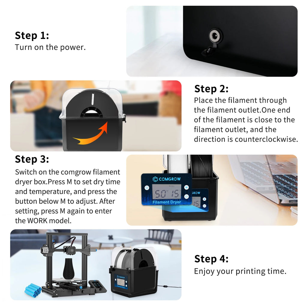 Comgrow Dual-Spool Filament Dry Box