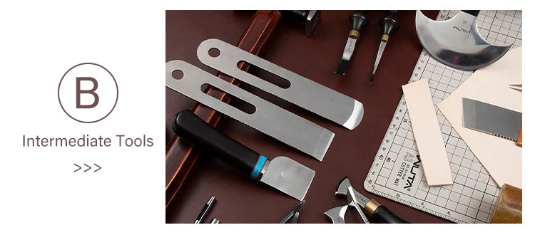 WUTA 1pc High Quality Sharp Leather Chisel French Style Pricking Iron Die-steel Leather Punching Tool Polish-2.7/3.0/3.38/3.85mm