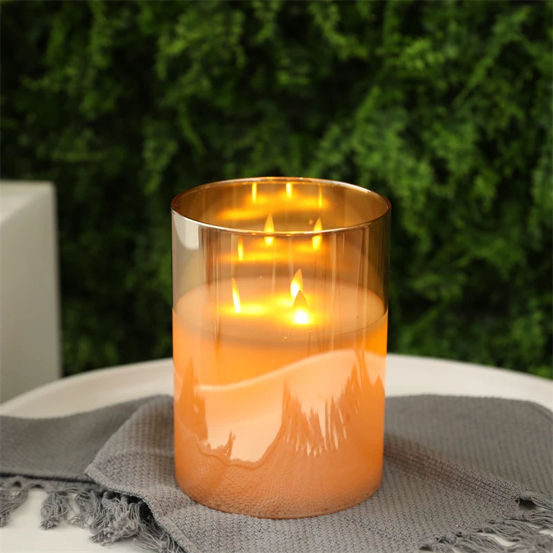 Halloween Flameless Flickering LED Candles, Battery Operated
