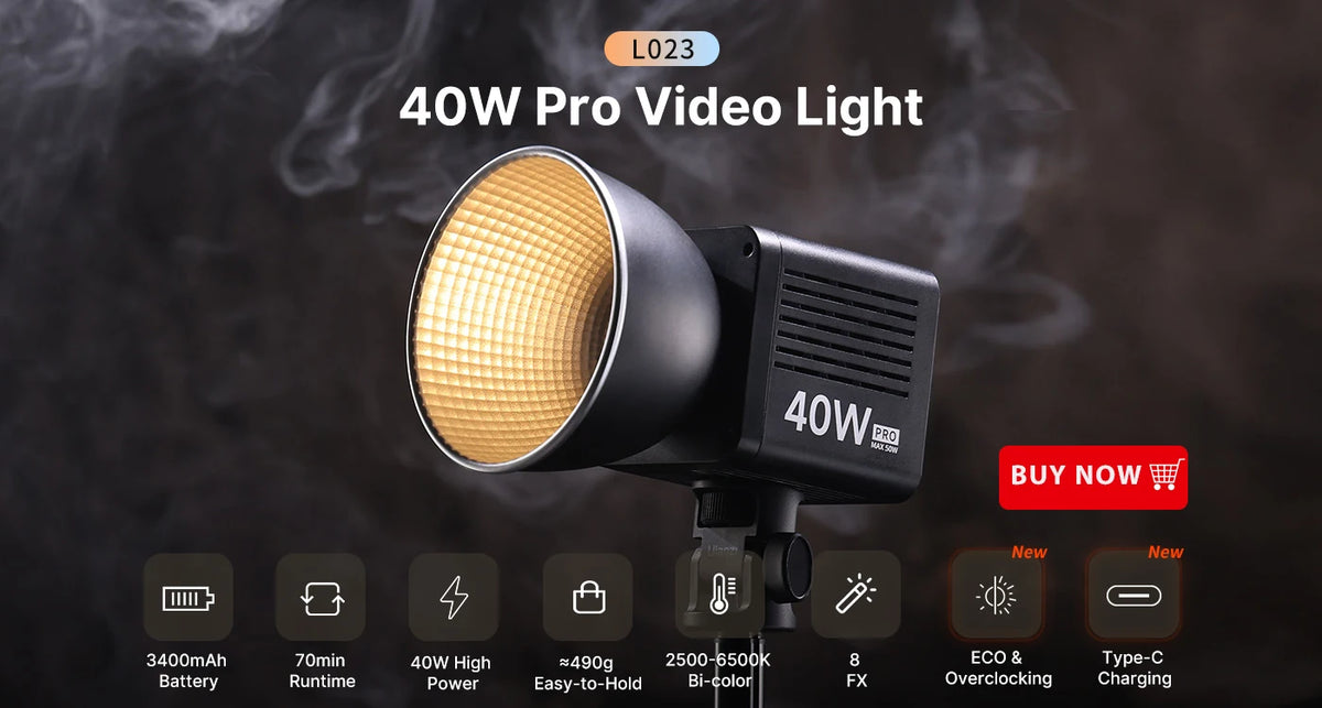 Ulanzi VL49 Mini LED Fill Light, 5500K