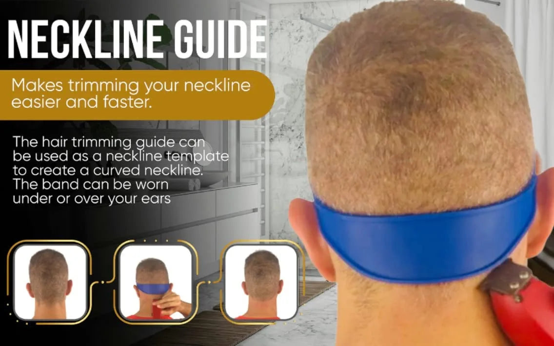 Curved Neckline Shaving Template