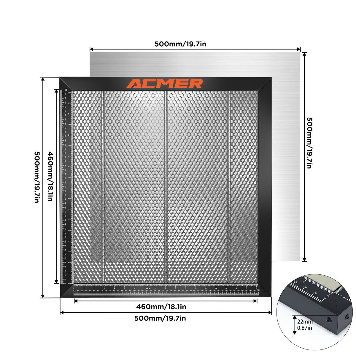 ACMER Laser Honeycomb Work Bed Panel