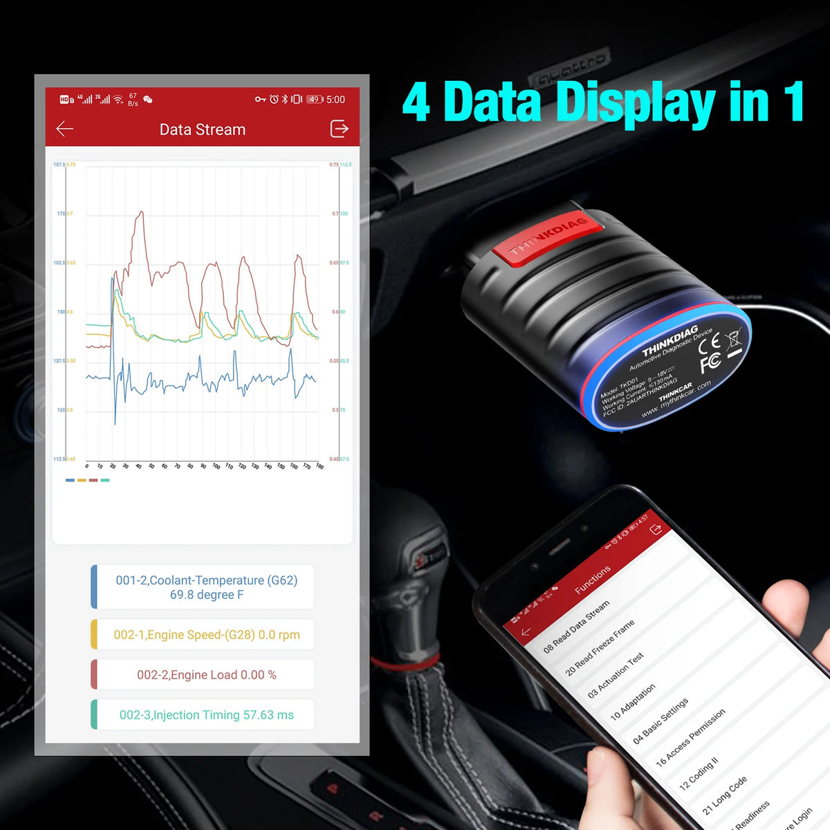 2026 THINKCAR New Thinkdiag Online ECU Coding Active Test ALL System German Car Diagnostic Tool 16 Reset Code Reader Hot Version
