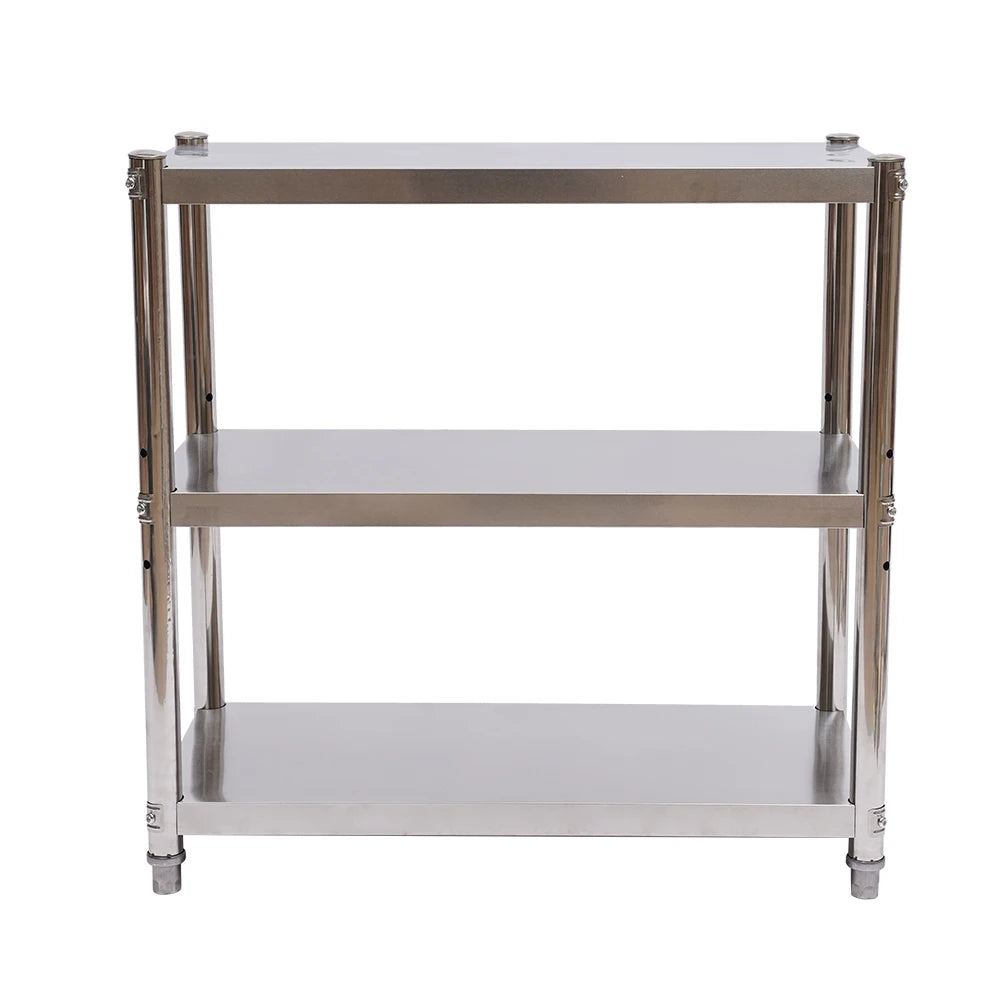 Heavy Duty Storage Shelving Organizer Stainless Steel Storage Rack Shelves for Pantries Restaurants Kitchens Large Kitchens