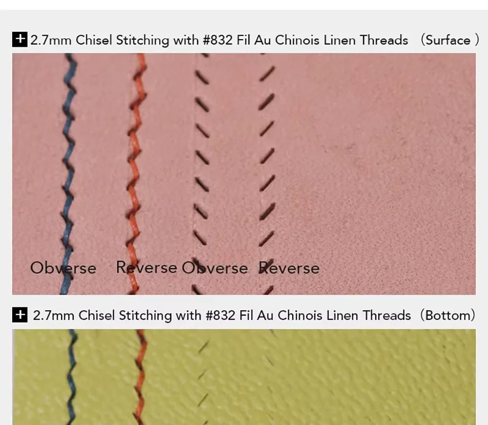 WUTA 1pc High Quality Sharp Leather Chisel French Style Pricking Iron Die-steel Leather Punching Tool Polish-2.7/3.0/3.38/3.85mm