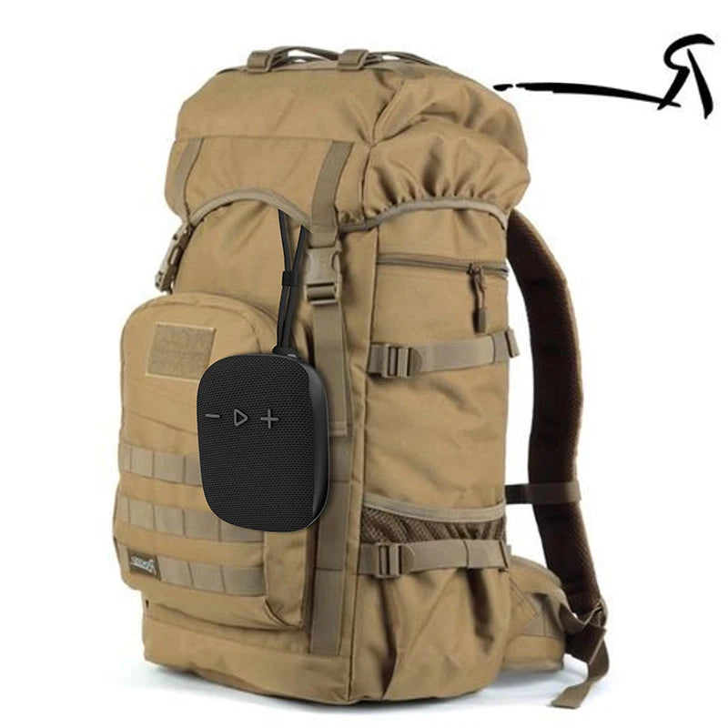 EBS-027 Mini Wireless Speaker Bluetooth BT5.3 Built-in Mic IPX4 Waterproof Shockproof Oudtoor Backpack Bike Speaker