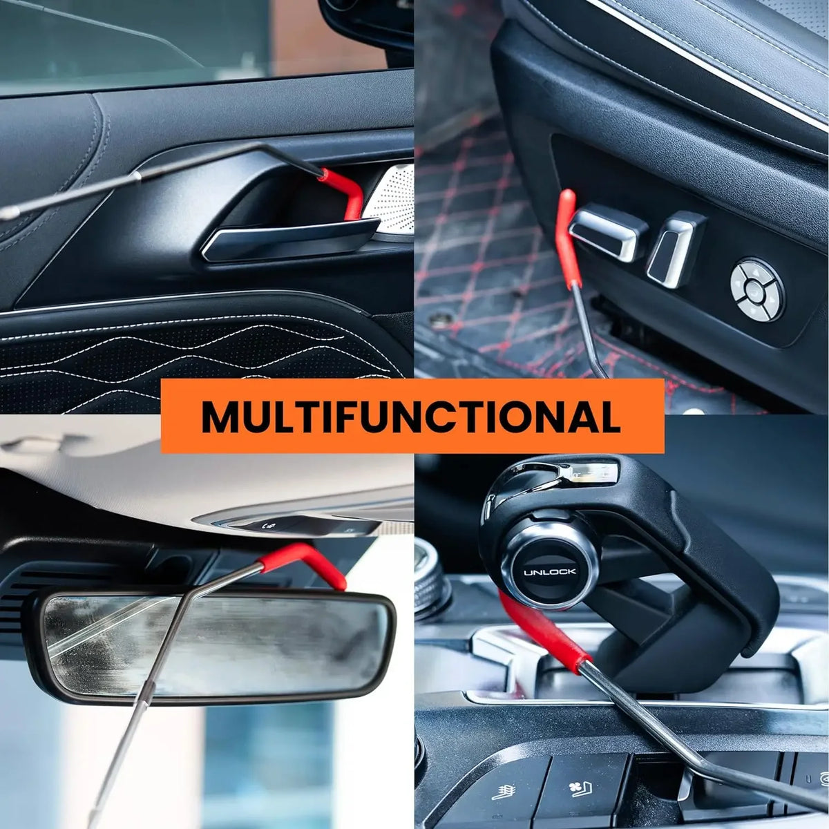 EAFC 21/18PCS Car Window Door Emergency Open Key Lost Lock Out Unlock Auto Tools Kit Air Wedge Bag PumpOpen Unlock for Car Truck