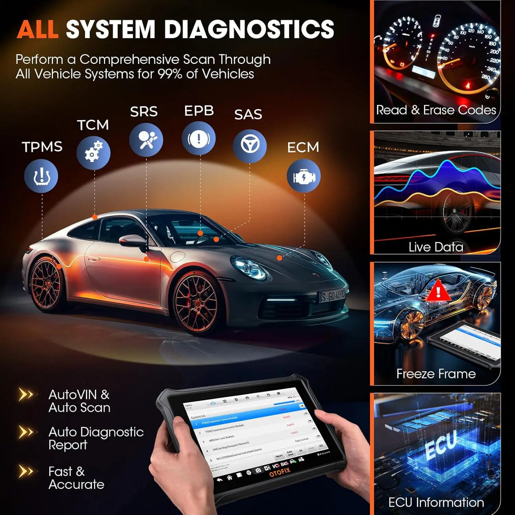 OTOFIX D1 Lite Bluetooth Bi-Directional OBD2 Scanner
