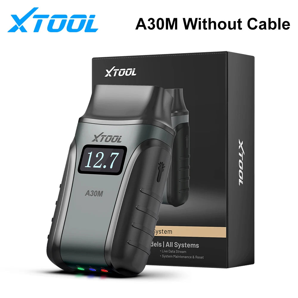 A30M V2.0 All System Car Diagnostic Tools Bluetooth OBD2 Scanner Active Test 26+ Reset CAN FD