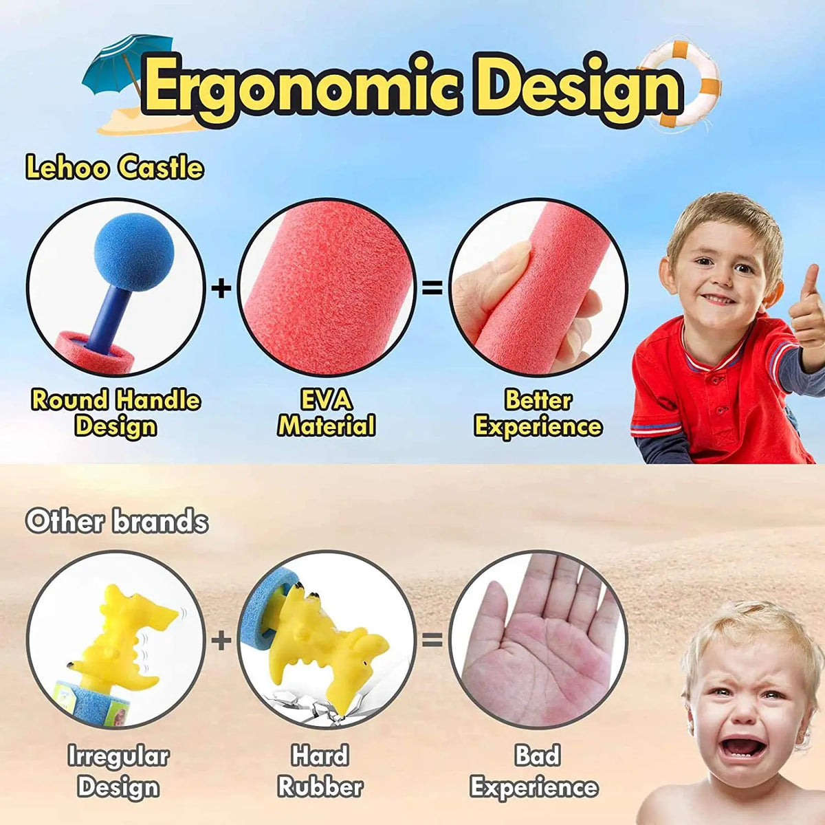 Mini Pull Back Water Gun for Kids - Summer Outdoor Beach Squirt Toy, High Capacity Water Cannon for Pool Party, Fun Splash Play Activity for Boys Girls, Summer Gift