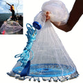Durable and Sturdy Handmade Outdoor Fishing Tools, Suitable for Both Freshwater and Saltwater, American Style Fishing Nets, Christmas Gifts, Heavy-Duty Saltwater Fishing Nets, Bait Traps, Throwing Fishing, Freshwater Fly Fish