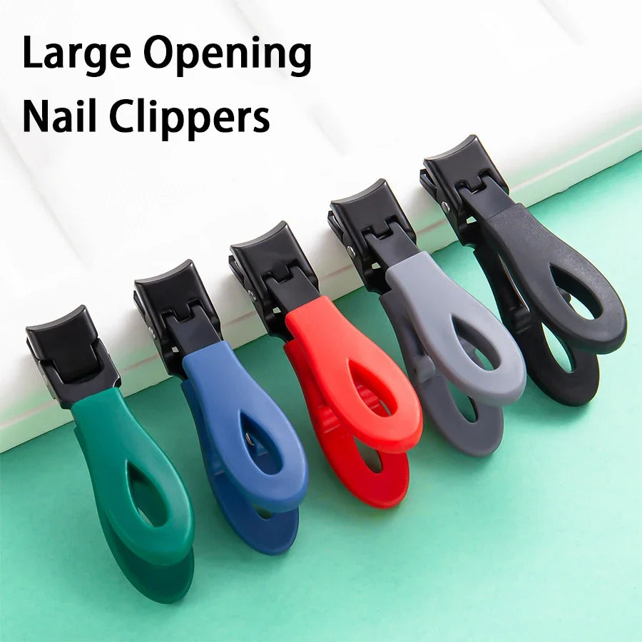 Wide Jaw Stainless Steel Nail Clippers