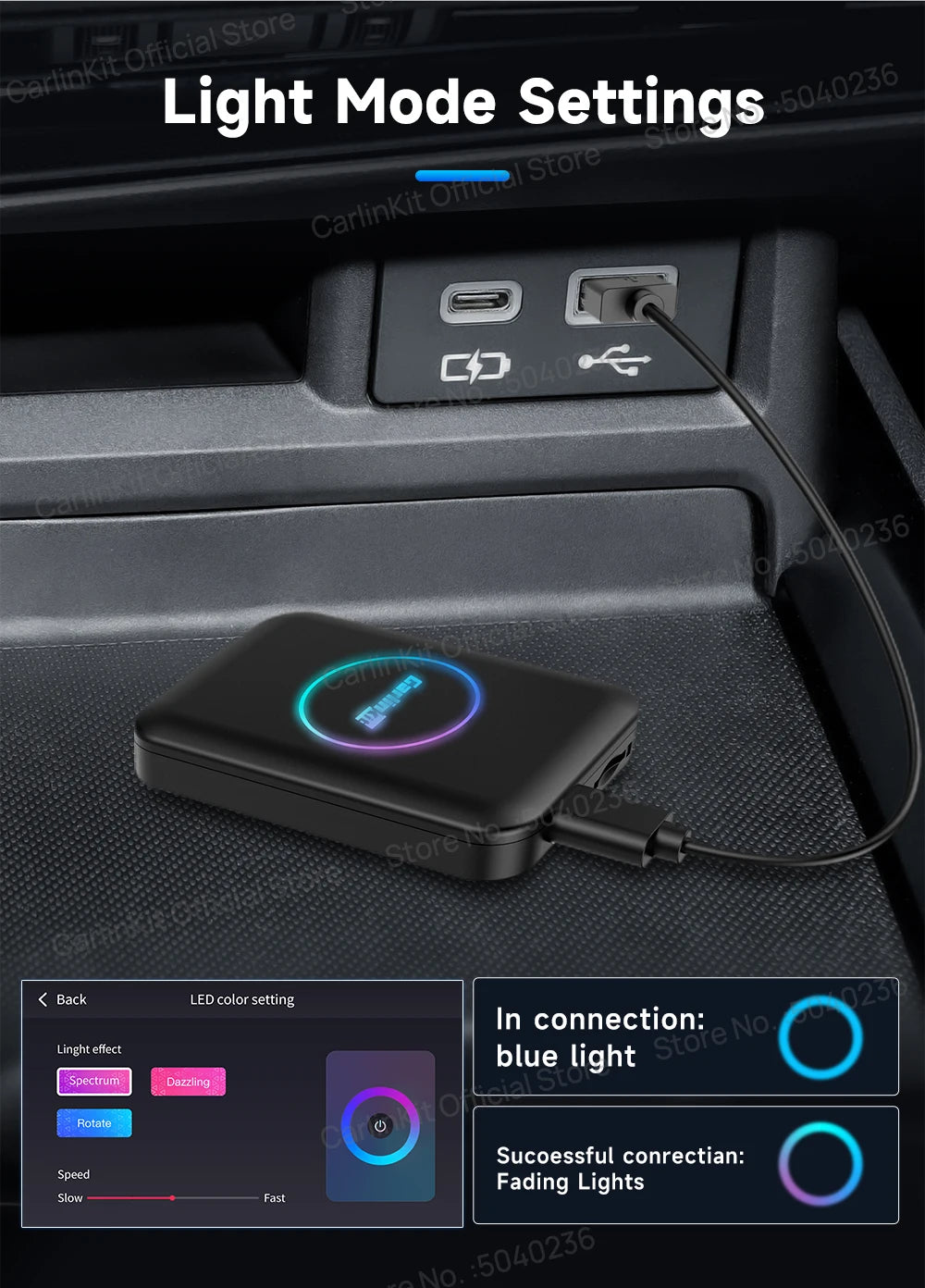 2026 CarlinKit Android TV Box LITE CarPlay Android Auto Wireless USB Adatper Support Netfilx Youtube Spotify For Car Multimedia