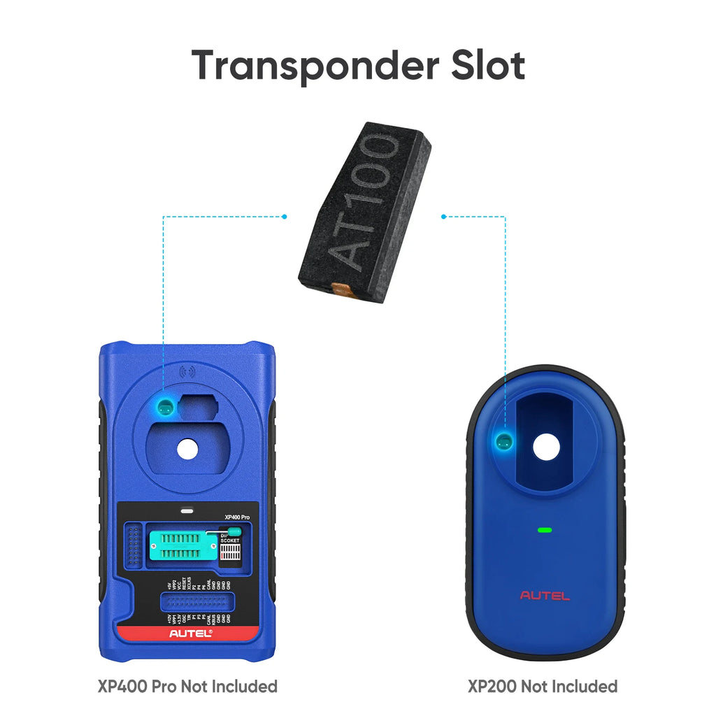 Autel AT100 Universal Super Transponder Chip Works with XP200 XP400 XP400PRO Compatible KM100 IM508S IM608 Key Programming Tools