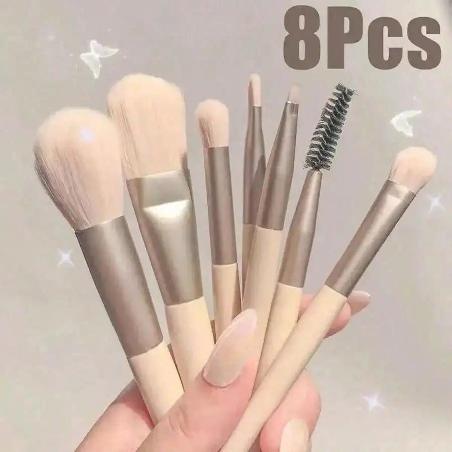 8-Piece Mini Makeup Brush Set
