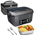 1500ML Electric Heating Lunch Box USB Rechargeable Portable Food Warmer Container with Display Screen Home Office Car Travel Food Storage Box