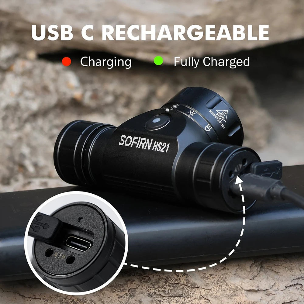 Sofirn HS21 2000lm Rechargeable Headlamp