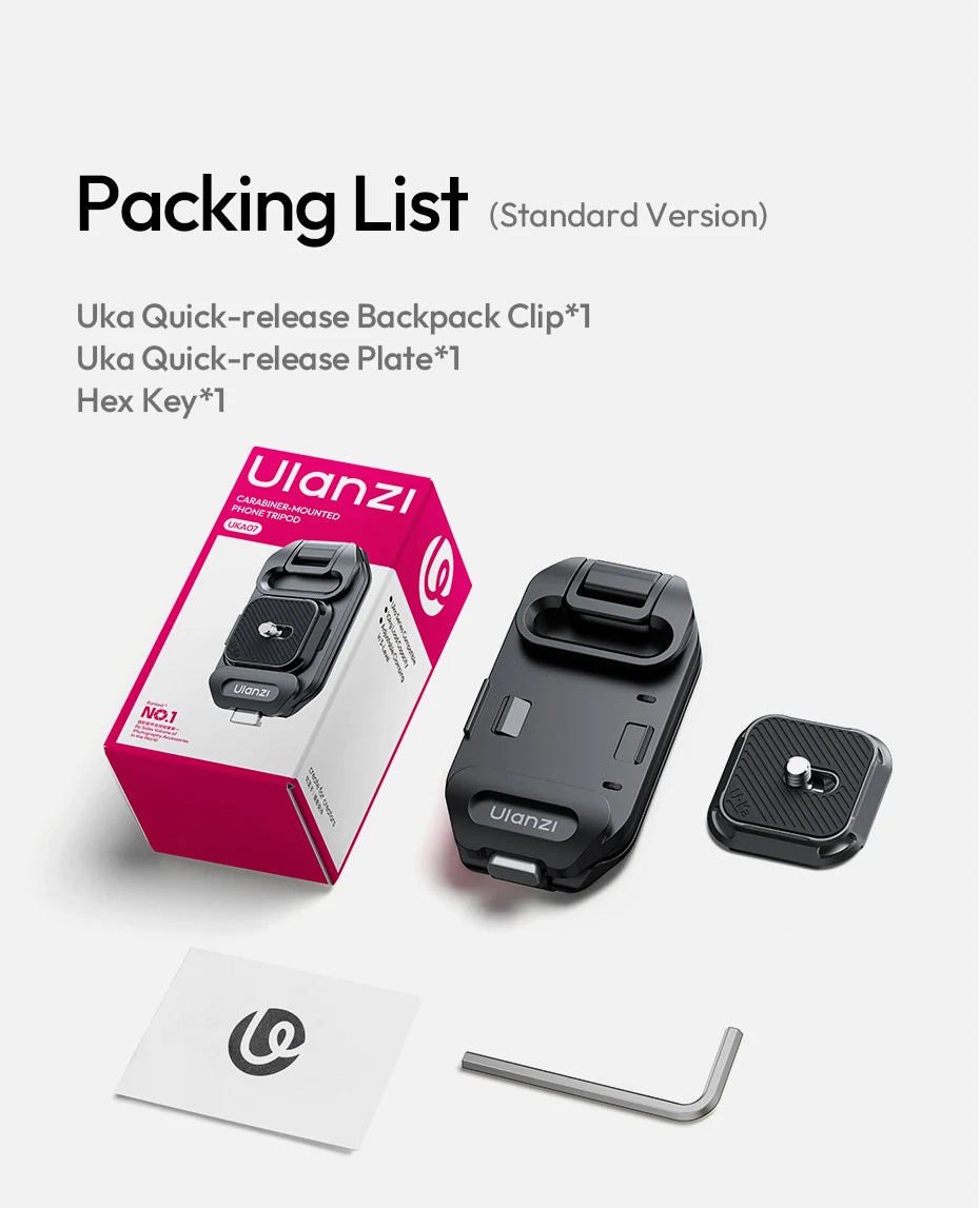 Ulanzi UKA07 Backpack Strap Quick-Release Camera Clip