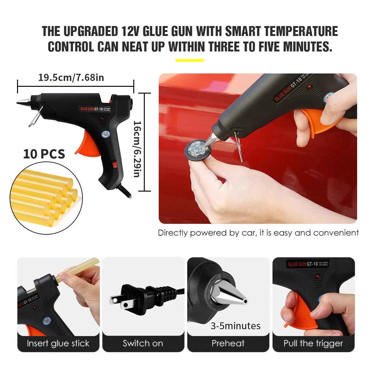 Super PDR Car Body Dent Repair Tool Professional Paintless Dent Removal Tool Set DIY Dent Puller Repair Tool with Slide Hammer