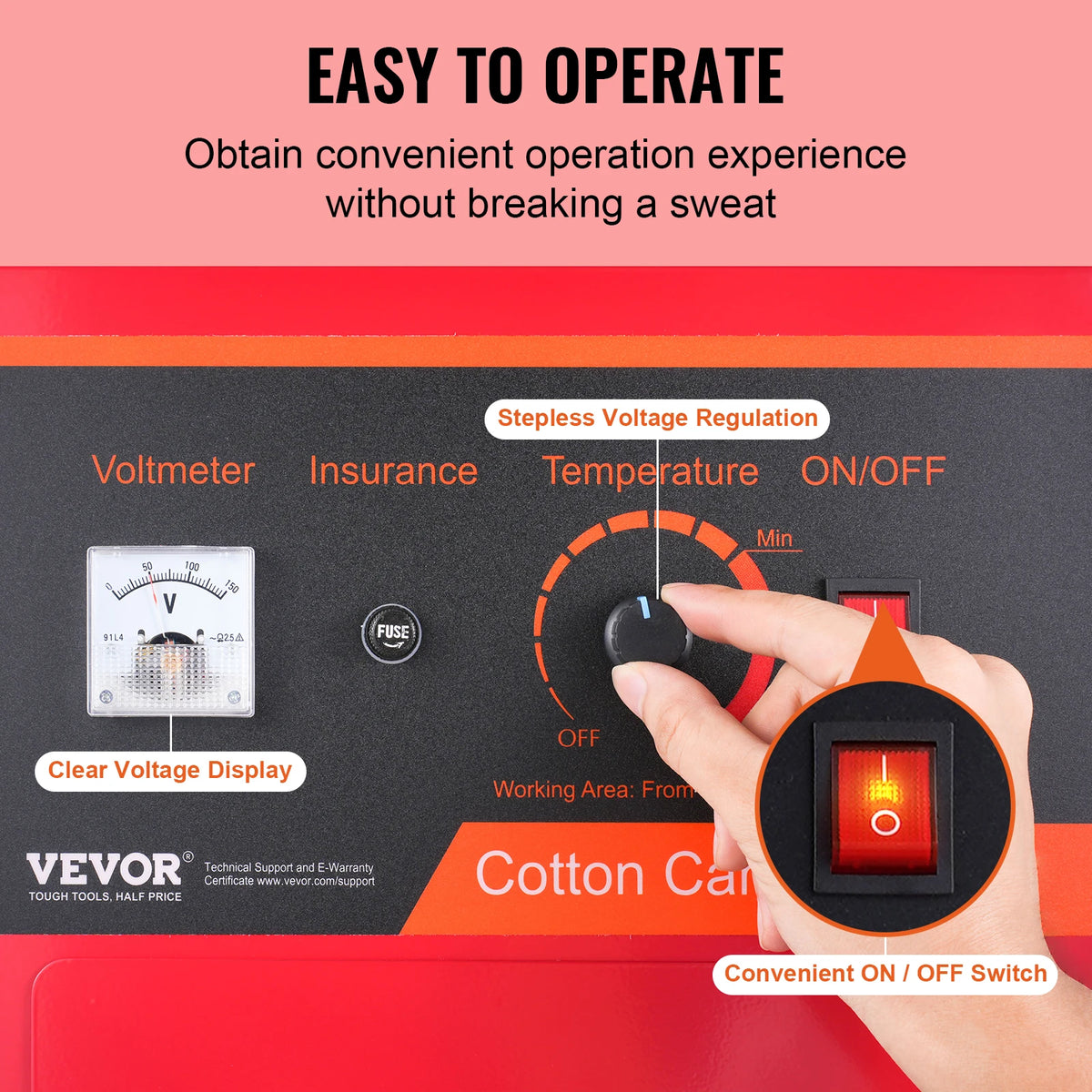 SucceBuy 1000W Electric Cotton Candy Machine Commercial Candy Floss Maker with Stainless Steel Bowl Sugar Scoop and Drawer