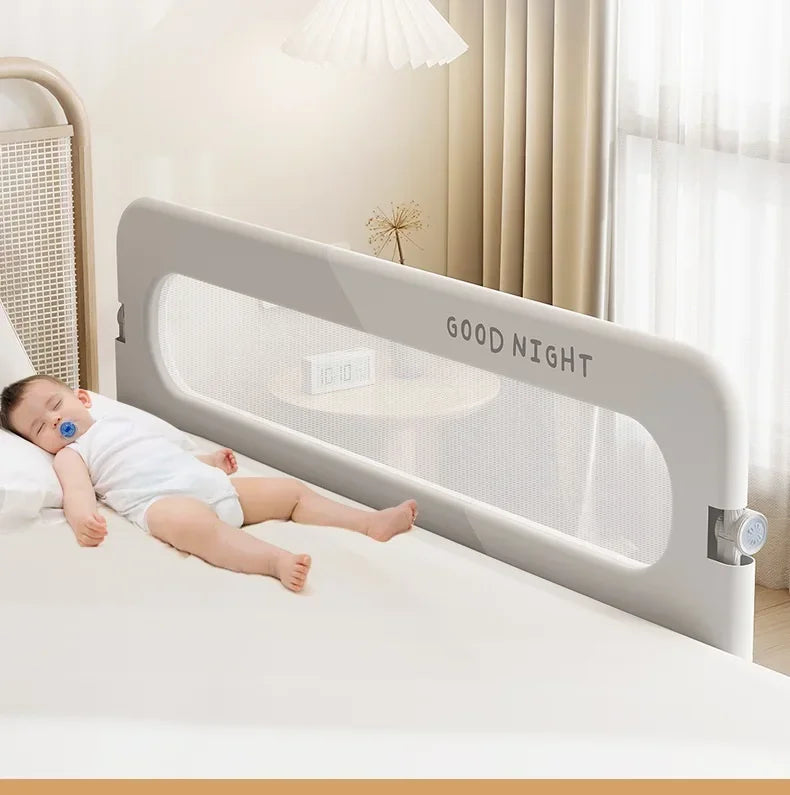 Adjustable Bed Rail Guard for Toddlers, Portable Anti-Fall Safety Bed Barrier