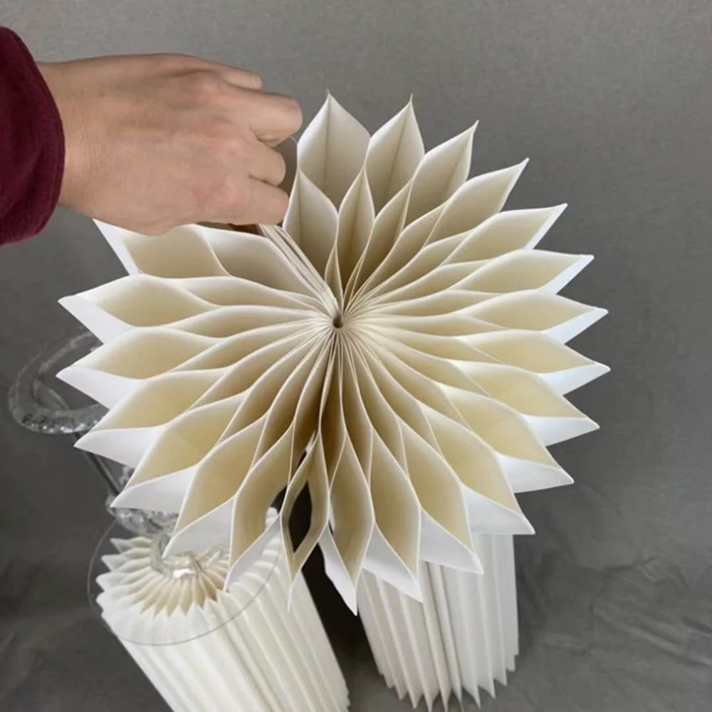 Cylindrical Paper Folding Wedding Flower Road Ornament ShopWindow Origami Decoration Cake Stand Dessert Table DIY Party Supplies
