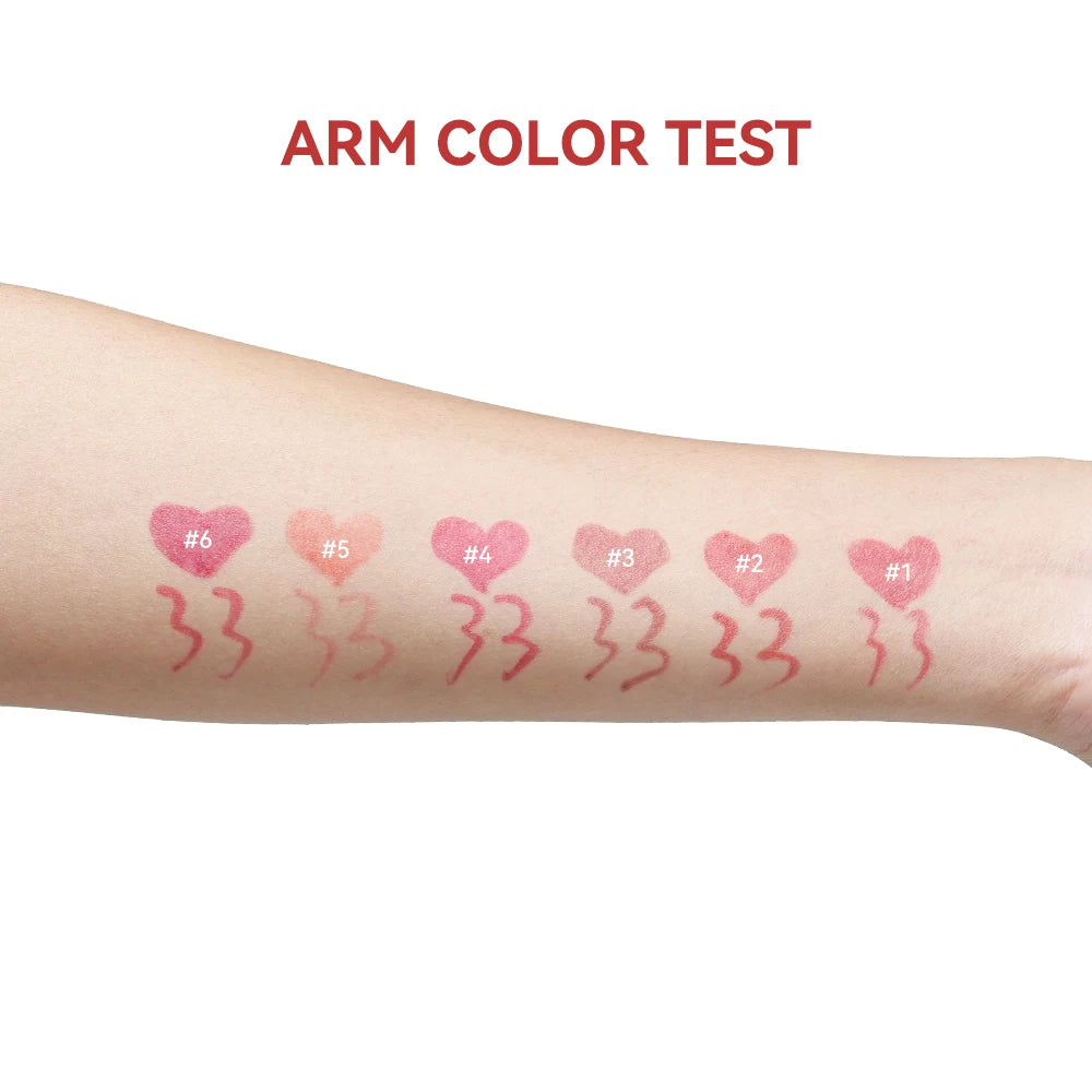 Waterproof Lip Stain Long Lasting Transferproof Lip Color Lightweight Liquid Lip Tint Easy To Apply Natural Daily Beauty Lip Makeup