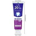 PRO+WHITE Whitening Toothpaste 8D 9D Deep Cleaning Breath Freshener Oral Care 2 X 100g