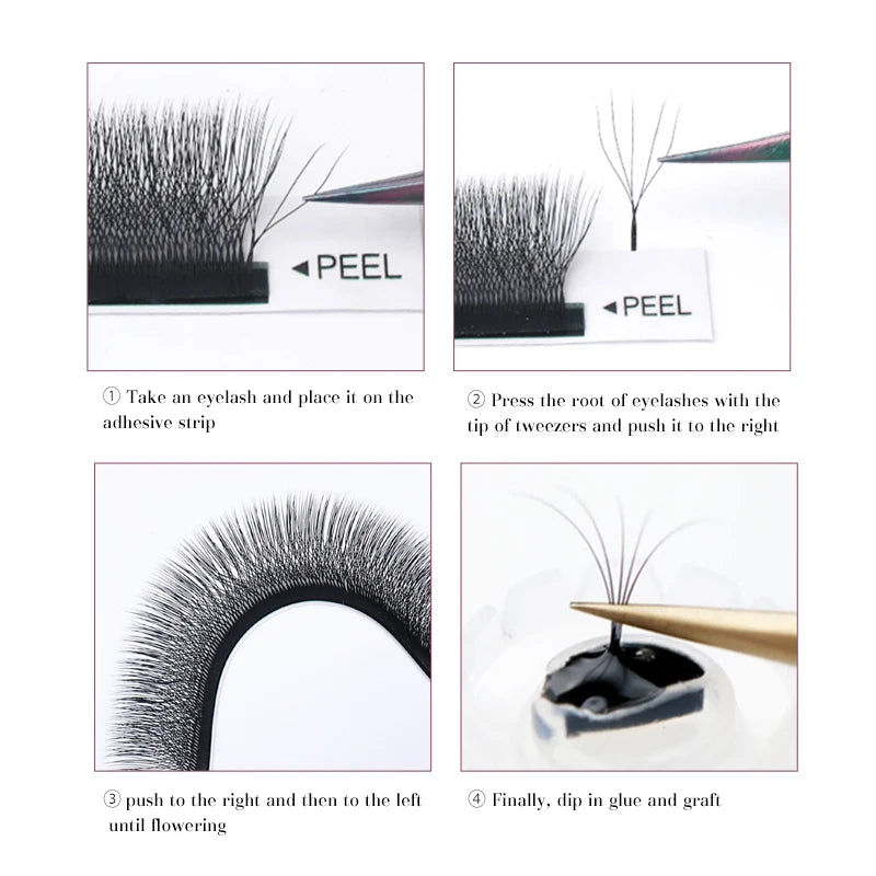 DeceMars 5D W-Shape Eyelash Extensions Tray