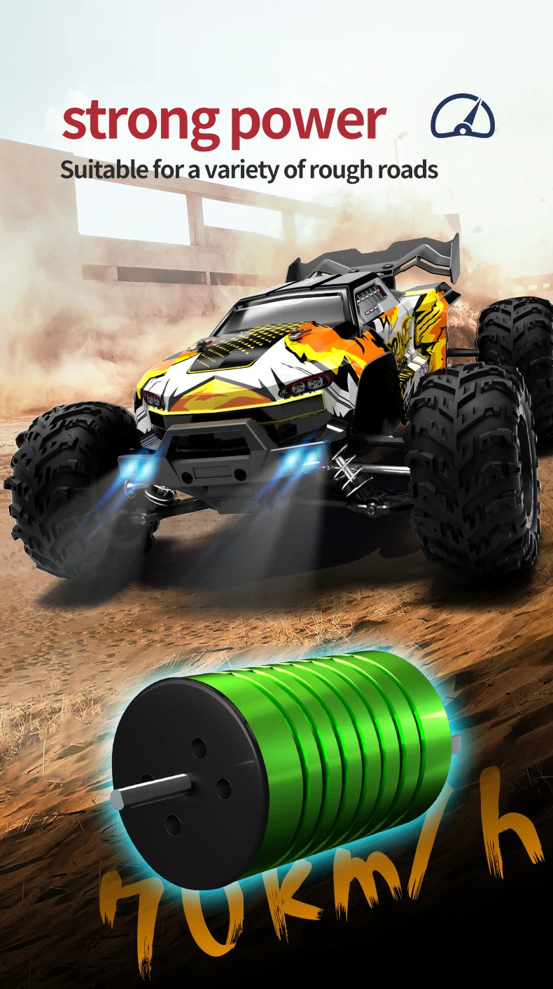 16101PRO 16102PRO RC Car Brushless 70 KM/h 4x4 Remote Control Go-Kart 2.4G Electric High-Speed Off-Road Drift Racing Toy Gift